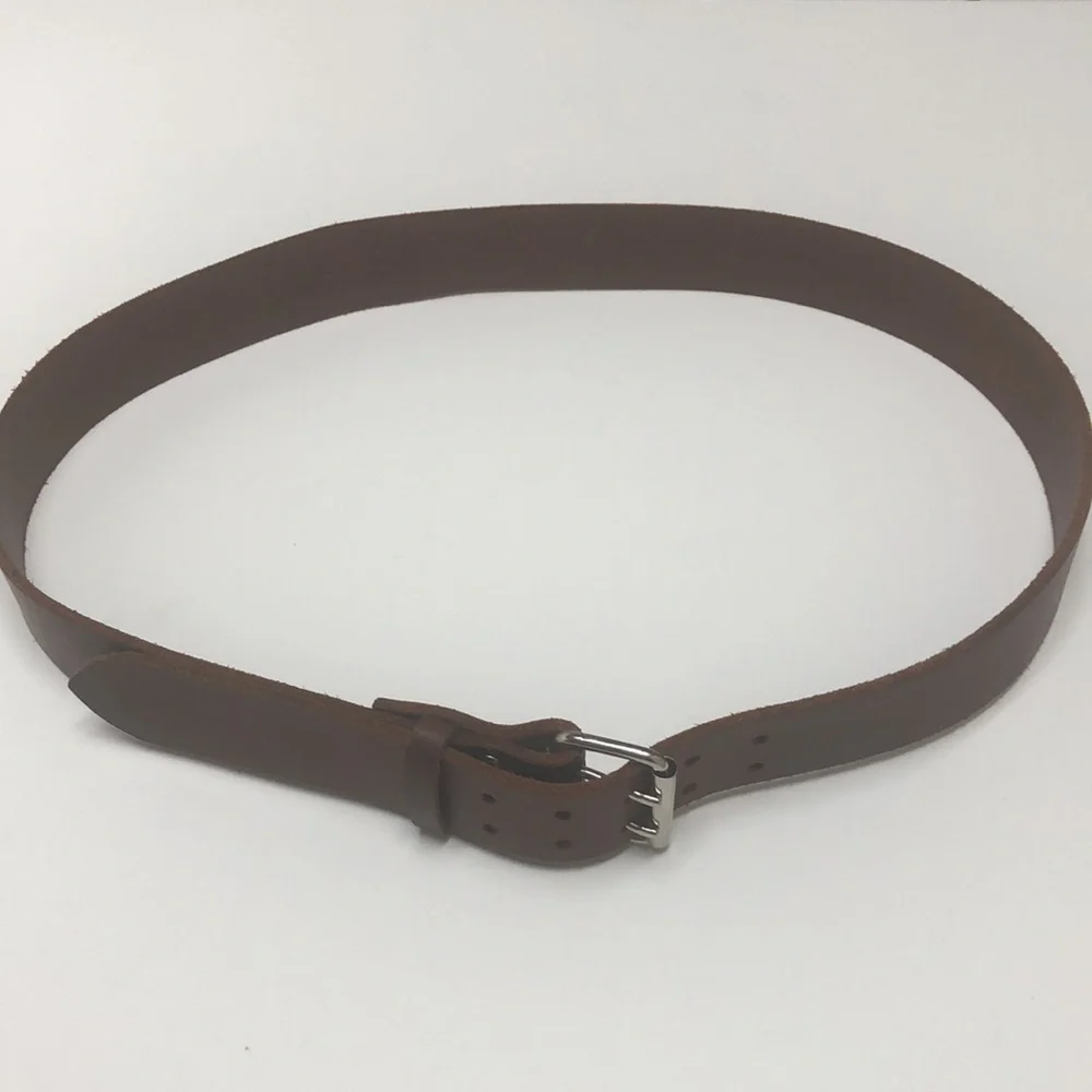 Wide brown leather belt!